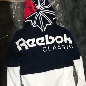 Reebok Colorblock French Terry Zip Hoodie